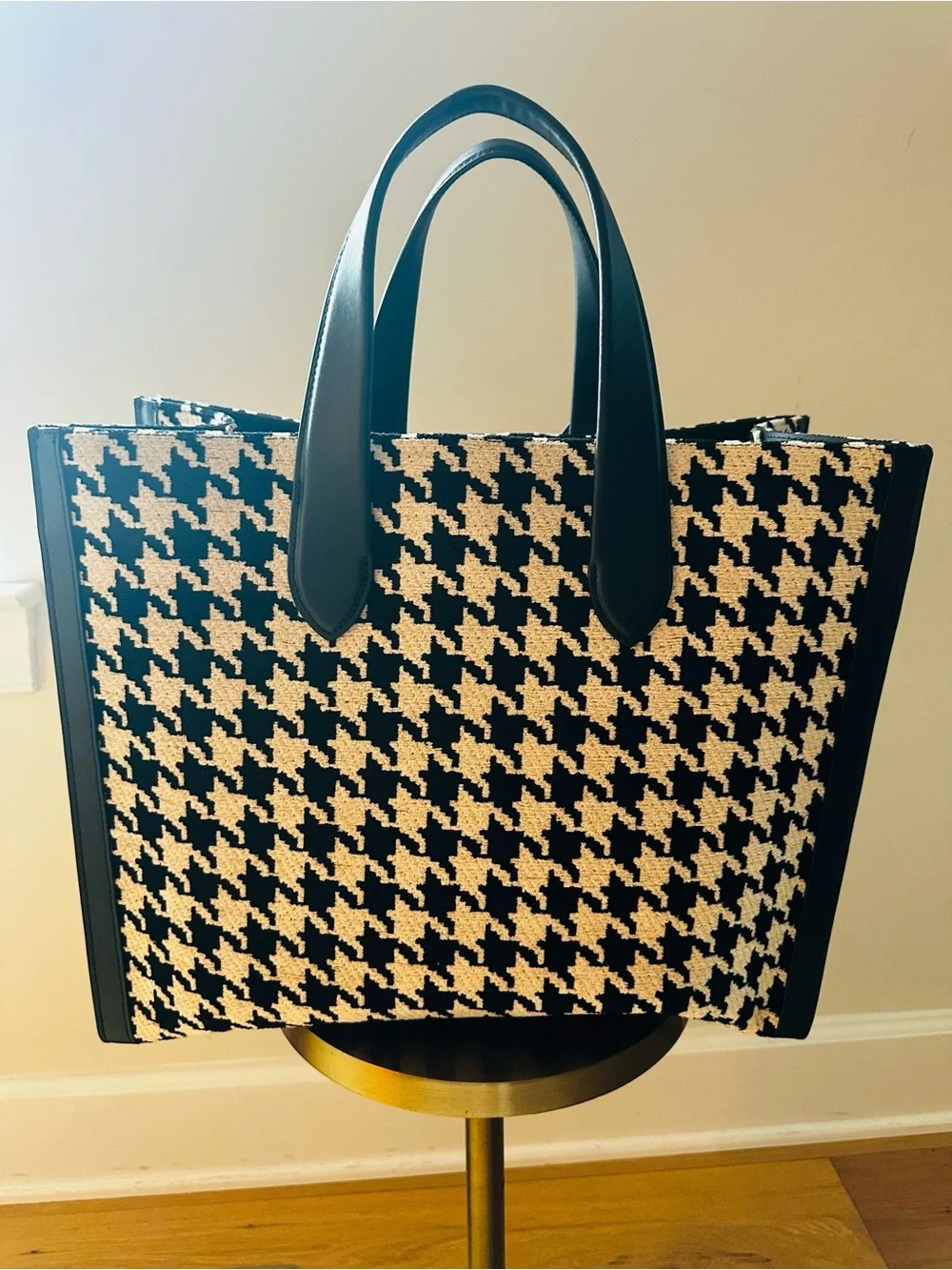 Kate Spade Manhattan Houndstooth Large Tote
